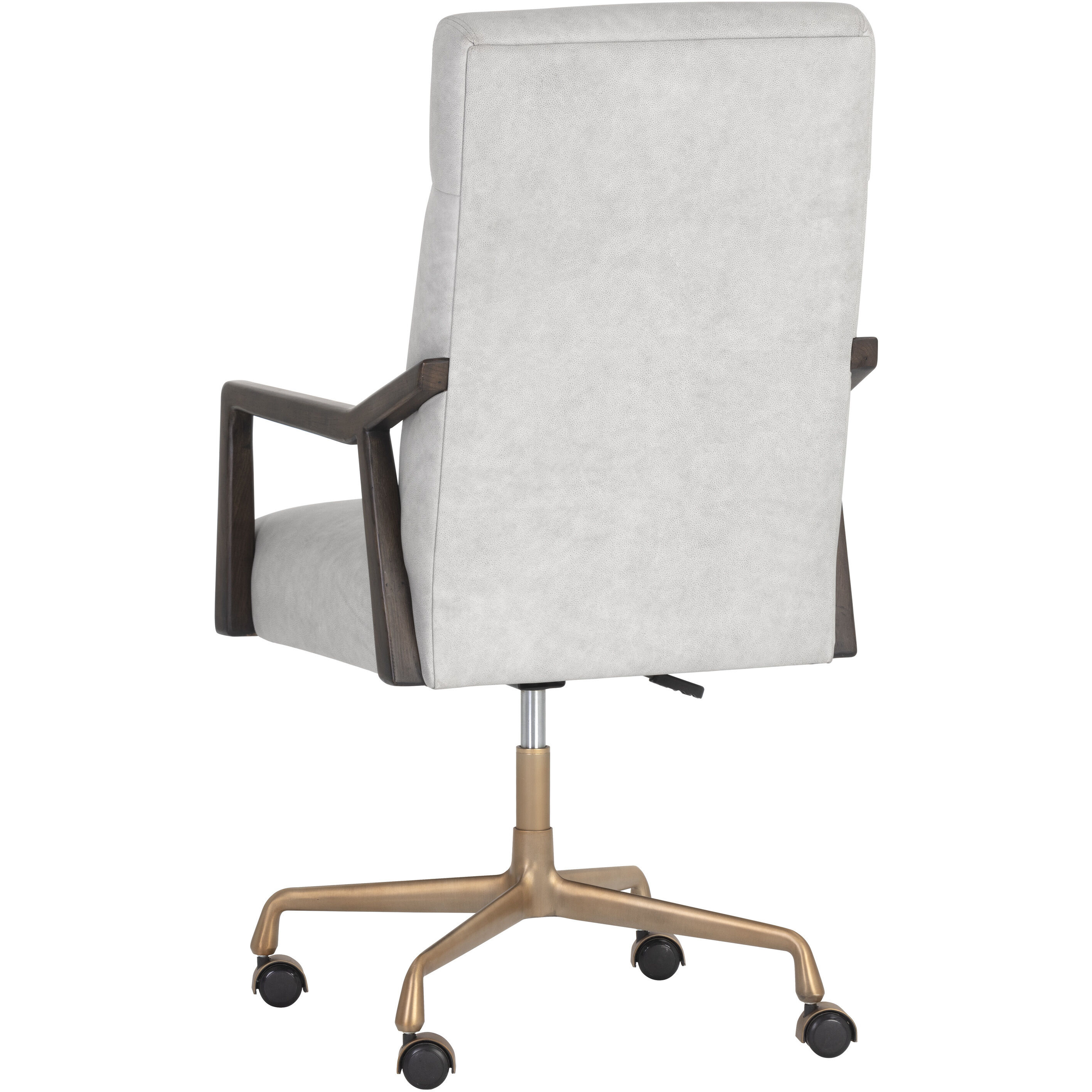 Collin Brown / Saloon Light Grey Leather Office Chair